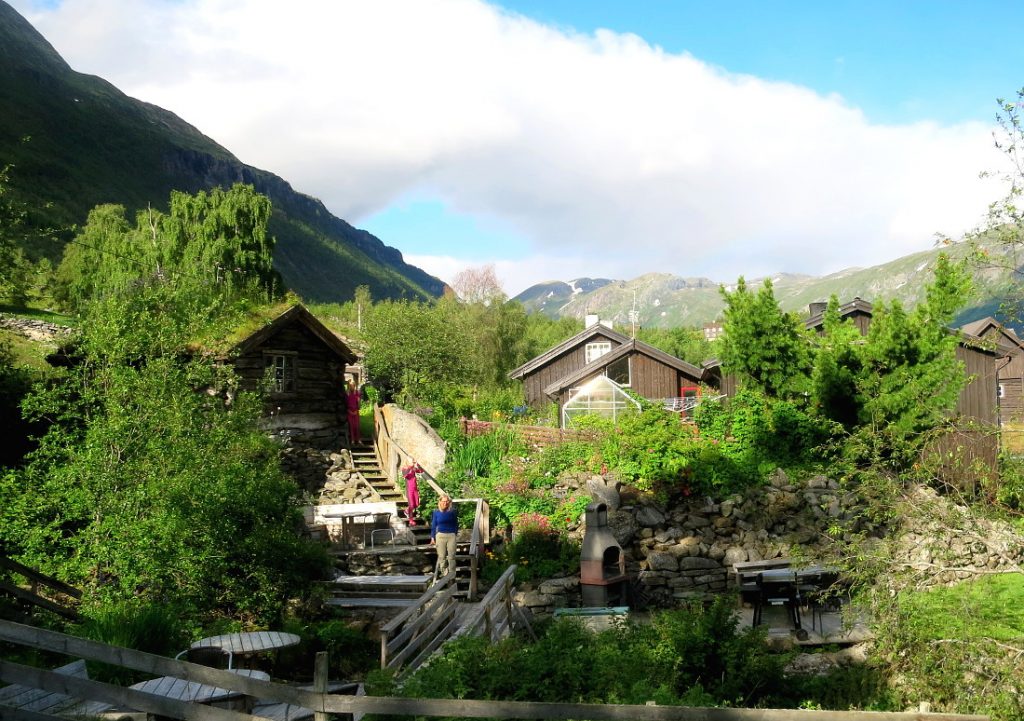 Strind gard hage og fjellgrov i bakhagen